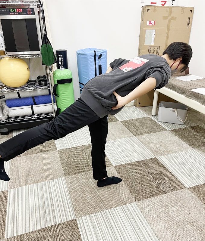 パーソナルトレーニング、運動指導、スポーツの技術指導の様子